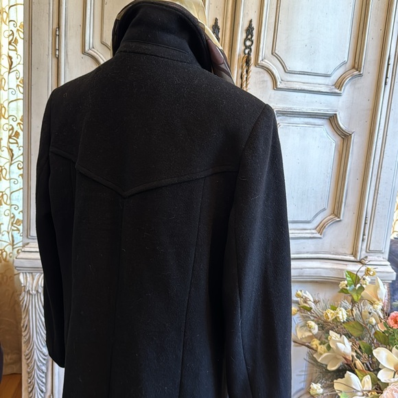 LIZ CLAIBORNE COAT LUXURIOUS CASHMERE & WOOL-SATIN LINING EX-COND. VTG SZ 12 - Picture 10 of 15